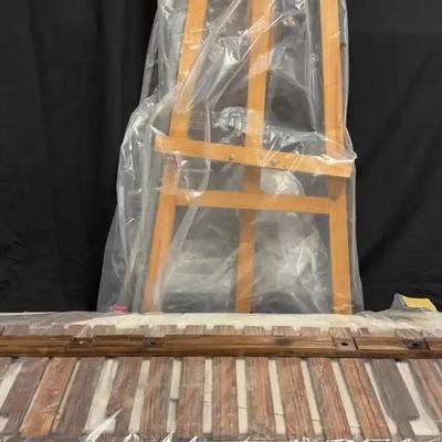 Lot 133:  Painter’s Easel And Kitchen Rack (10”wide)