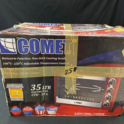 245: Comet Convection Oven  New In Box (EUROPEAN PLUG 220V)