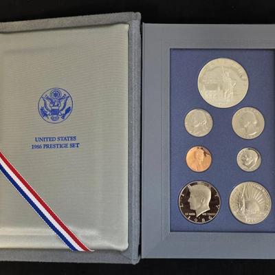 1986 US Mint Silver Prestige Set