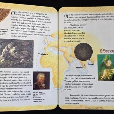 1808 East India Company Copper Cash Coin, Shipwreck Gardner