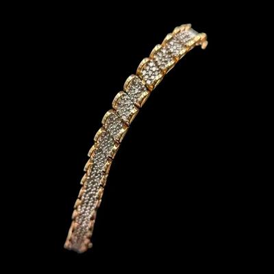 10K Yellow Gold Diamond Bracelet, NAGL #1106770