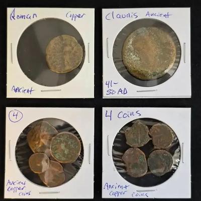 10 Roman Ancient Copper Coins