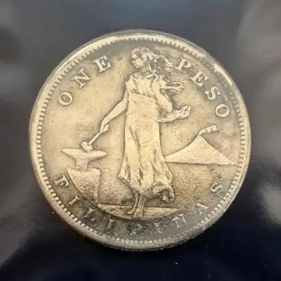 1907-S Philippines Silver One Peso Silver Dollar, the "Lost" San Francisco Silver Dollar
