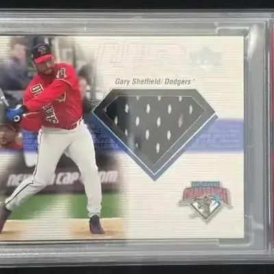 Gary Sheffield Games Used Jersey PSA 9 BLC-GS