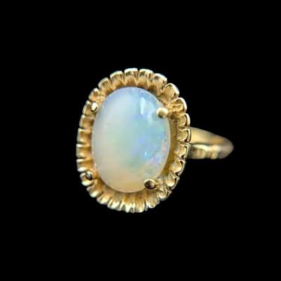 14K Yellow Gold Opal Ring, NAGL #1106769