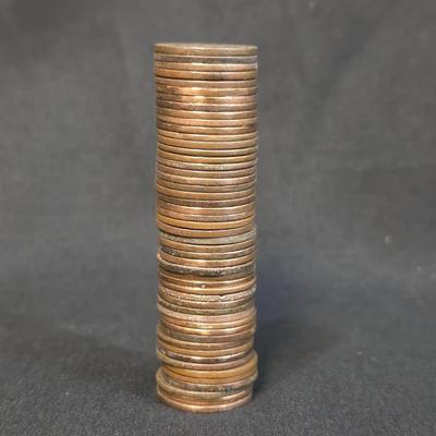 Roll of Indian Head Cents (50) Coins