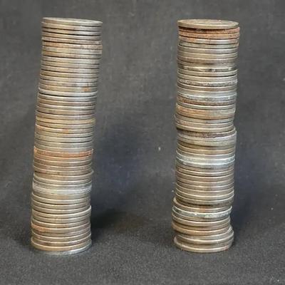 2 Rolls 100 Steel Wheat Cents