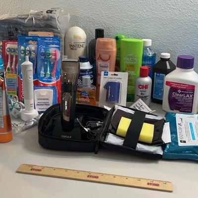 Men’s Bath Lot 1 - Tofuls Hair Clipper, Colgate Toothbrushes, Theracare Humidifier