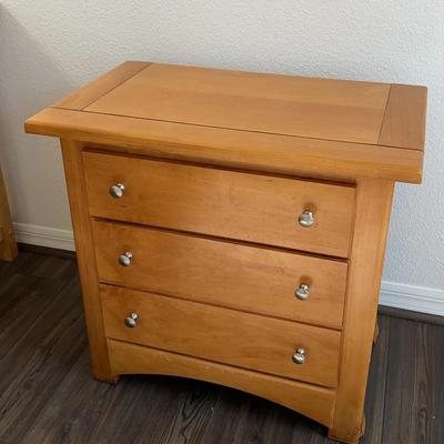 Vaughn Furniture Wooden Nightstand 27x26x14