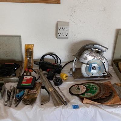 Power Tools - Circular Saw, Jigsaw, Drill, Soldering Gun, Mini Vise