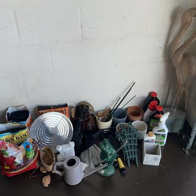 Garden Lot - Hot Shot Bug Sprays, Leather Garden Belt, Crave Garden Decor