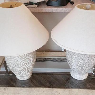 Rooms To Go Lamp Pair, 30 In Tall