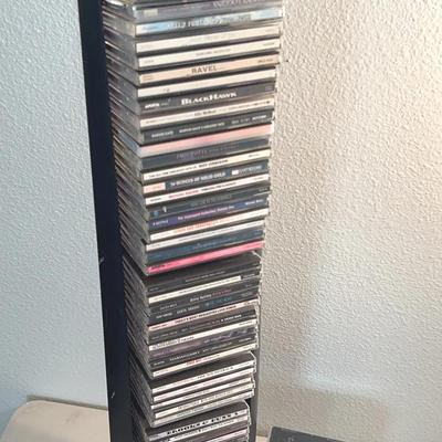 Huge CD Lot + Stand - Elvis, Adele, The Police