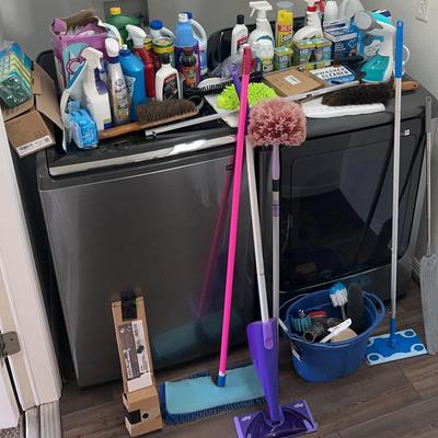 Large Cleaning Lot - Swiffer, Steam Cleaner, Comet+++