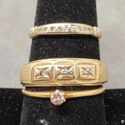 Diamond & Gold Rings 