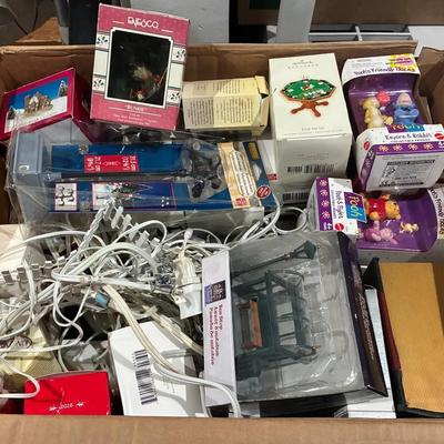 Christmas Orniments, Lights, and miscellaneous Toys