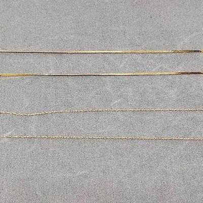 14k Gold Necklaces 