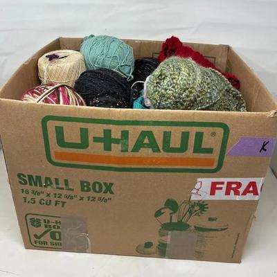 Yarn and Crochet Thread (many colors)
