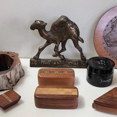 Copper, Brass & Wood - Inlaid And Handmade Wooden Boxes & Decor