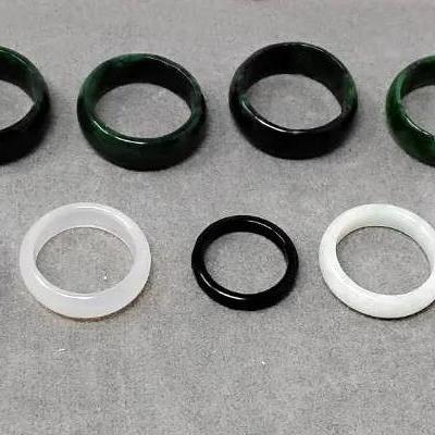 Natural Stone Rings 
