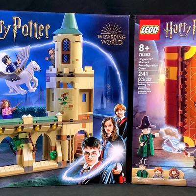 LEGO Harry Potter Set Lot – 76401 Hogwarts Courtyard & 76382 Hogwarts Moment – New Sealed