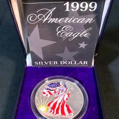 1999 American Eagle Silver Dollar 