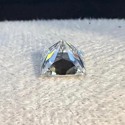 001) Square 1.74ct Synthetic Moissanite – Modified Brilliant Cut – Certified by GIA