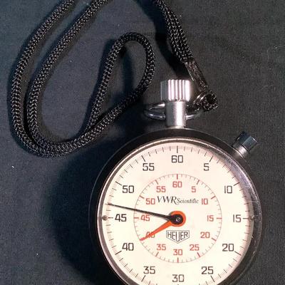 Vintage Mechanical Stopwatch – Sports Timer / Lap Timer
