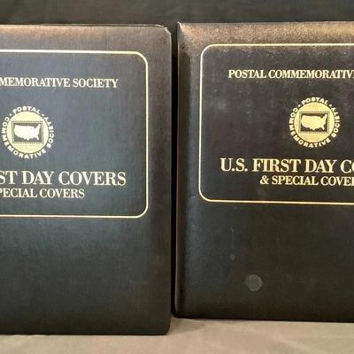 2 Postal Commemorative Society Albums – U.S. First Day Covers Collection