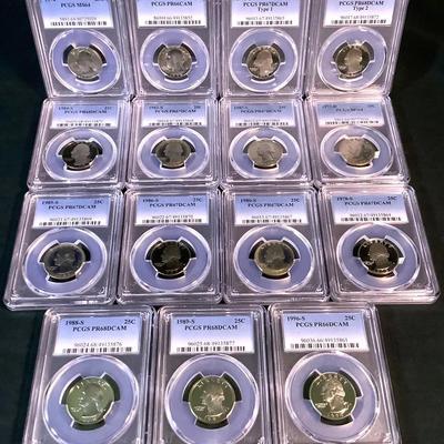Graded Quarter Collection – PCGS & NGC Certified U.S. Quarters