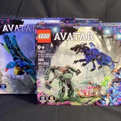 LEGO Avatar Lot: Neytiri & Thanator vs AMP Suit 75571 + Banshee Flight 75572 New In Box