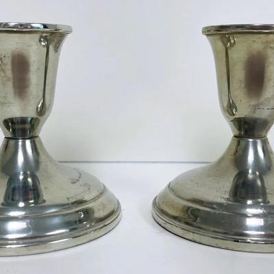 “Towle” Vintage Pewter Candle Holders