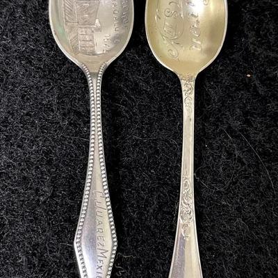 “Louis David Anderson” and “Wallace” Silver Spoons