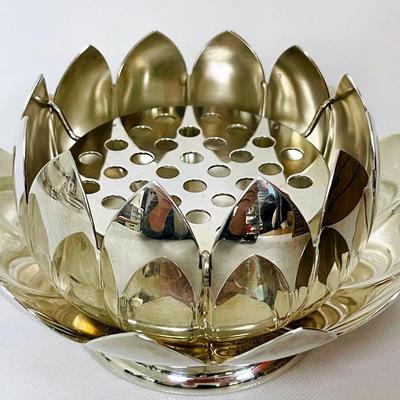 “Reed & Barton” 3-piece Lotus Flower 