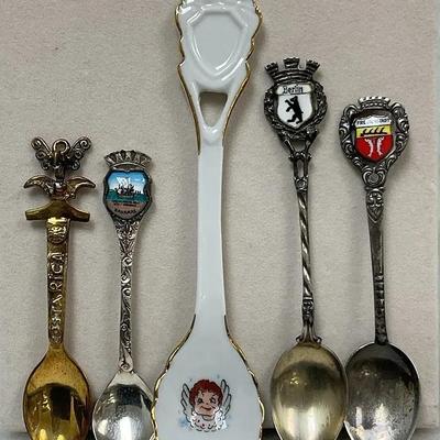 Bahamas, Costa Rica, and Germany Souvenir Spoons