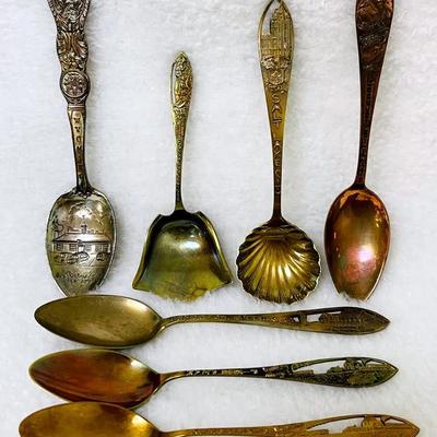Vintage Copper, Silver Plate and More Serving Ware