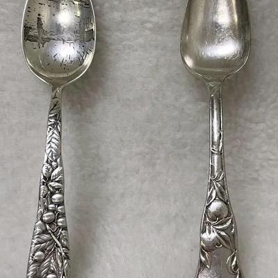 Sterling Silver State Souvenir and “WM Rogers” Spoons 