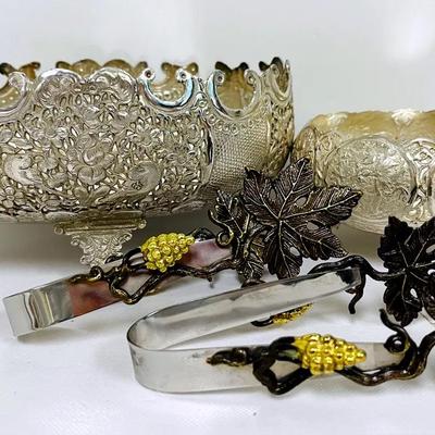 “Godinger” Vintage Tongs and More