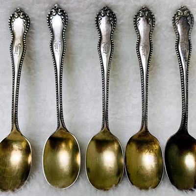 Antique “Rockford SP Co.” Demitasse Spoons