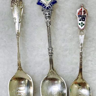 Sterling Silver Souvenir Spoons