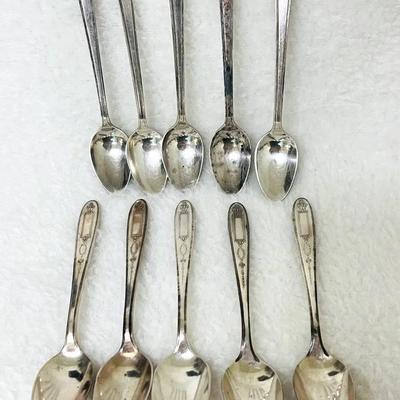 Assortment of Vintage Silver-plate Demitasse Spoons