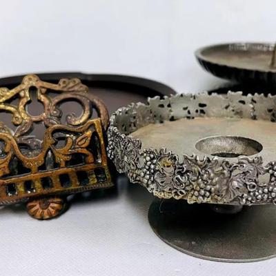 Vintage Candle Holders and More