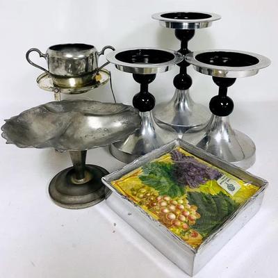 Candle Holders, Compote Dish and More