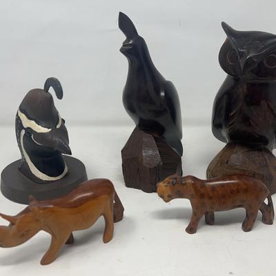 Carved Animals