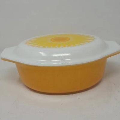 Vintage Pyrex Orange Dish