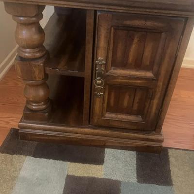 Wood End Table