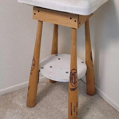 Baseball Themed Stool
