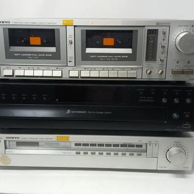 Onkyo And Sony Audio Equipment 