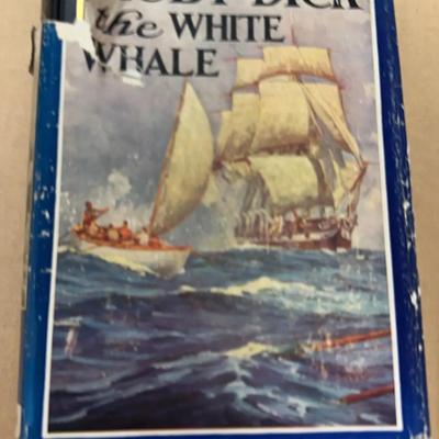 1931 Moby-Dick; or, The White Whale – Illustrated by Anton Otto Fischer with Slipcase