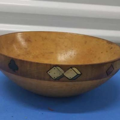 Vintage Munising Wooden Bowl